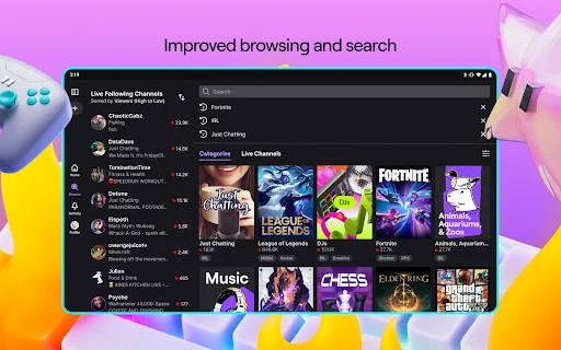 Download Twitch Live Streaming Terbaru – Tonton Game & Chat - Screenshot 9