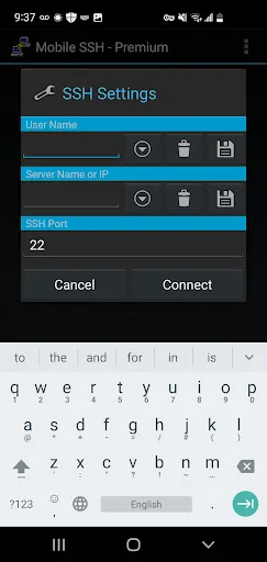 Download Mobile SSH Premium Terbaru – Kelola Server Lebih Mudah - Screenshot 1
