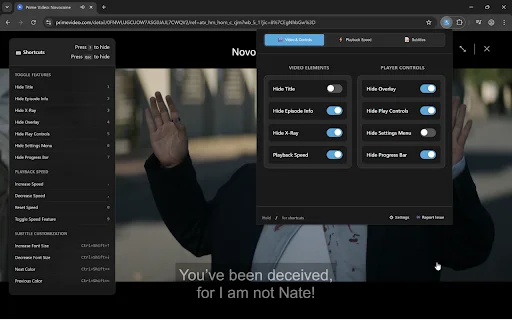 Prime Video Enhancer: Tonton Film Tanpa Gangguan Overlay - Screenshot 4