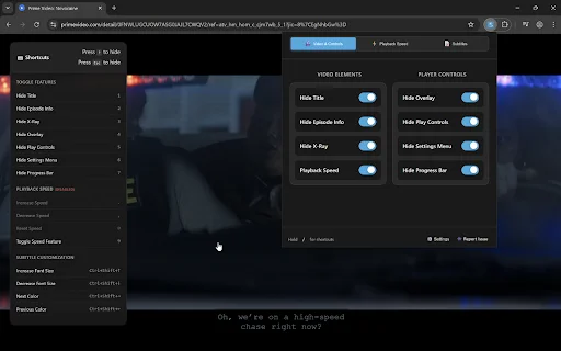 Prime Video Enhancer: Tonton Film Tanpa Gangguan Overlay - Screenshot 5