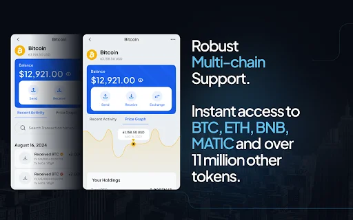 Unduh Hero Wallet Terbaru – Dompet Kripto Multi-Chain Aman - Screenshot 2