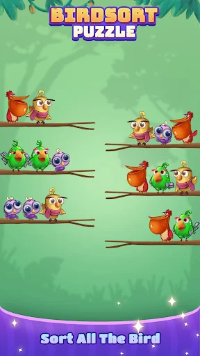Download Bird Sort: Color Puzzle Master Terbaru – Game Asah Otak - Screenshot 5