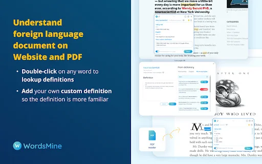 WordsMine: Tingkatkan Kosakata Bahasa Inggris Anda dengan Mudah - Screenshot 3